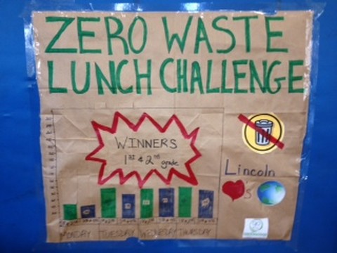 Zero Waste Lunch Challenge Poster